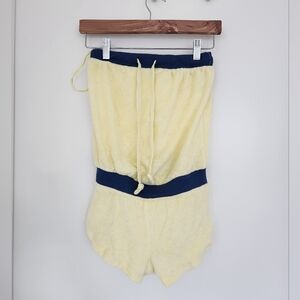 Out From Under Airy Terry Tube Top Romper XS